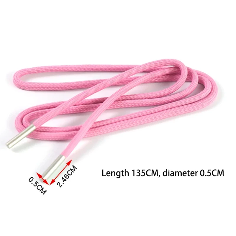 Solid Color Round Braided Twisted Cord For Hoodie Coat Sports Pants Waist Elater Belt Rope DIY Apparel Supplies 135cm nylon cord,macrame cord,silk cord,satin cord,faux suede cord,waxed cord,leather cord,pvc cord,packaging cord