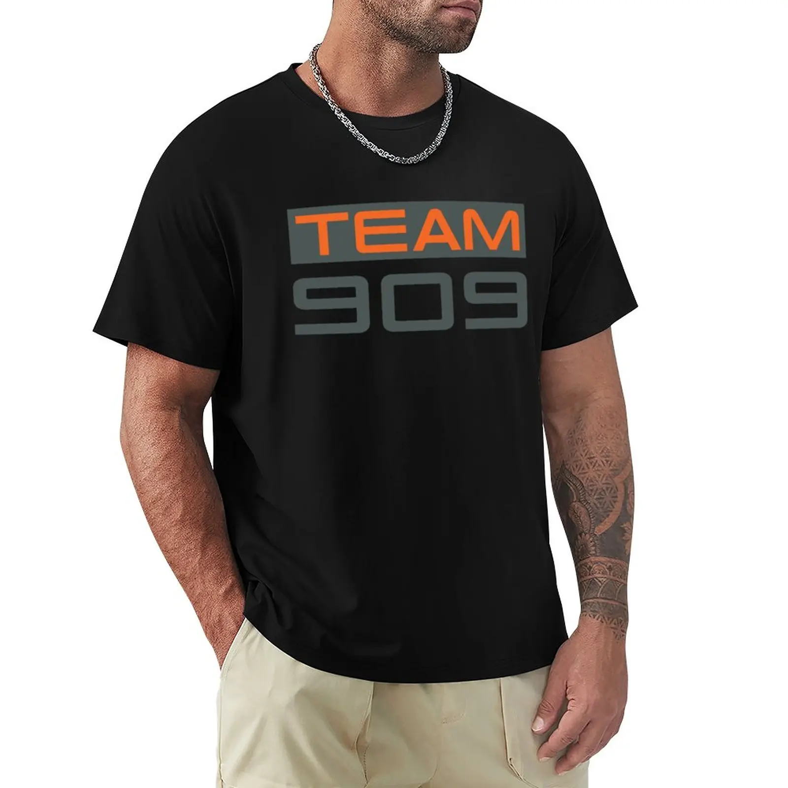 Roland Team 909 T-Shirt Oversize Grafica Vestiti Carini Magliette Semplici Da Uomo