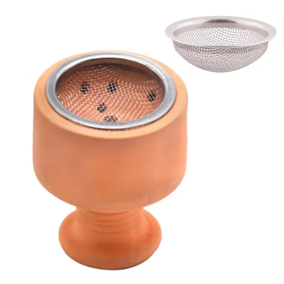 Hookah Accessories Stainless Steel Hookah Filter Screen Shisha Bowl Chicha Narguile Nargile Tobacco Sheesha Smoking Cigarette Accessories 1PC/3PCS