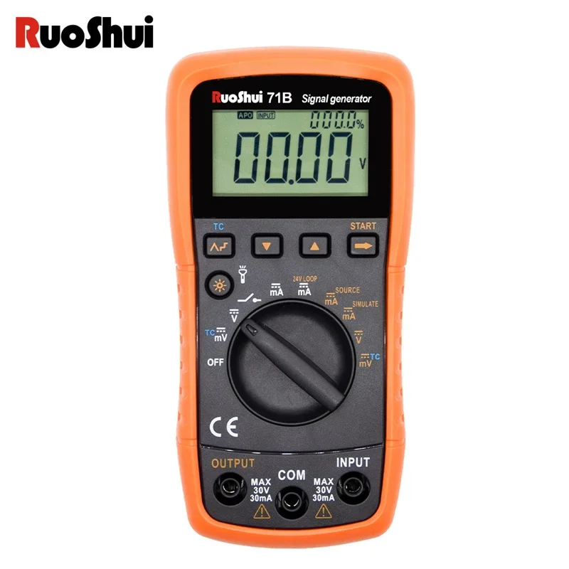 VC71B Signal Generator 4-20ma Current Voltage Analog Signal Source Handheld Process Calibrator Voltage Current Signal Generator 2