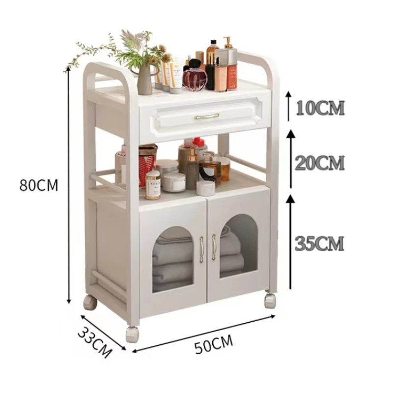 

Serving Equipment Rolling Salon Trolley Beauty Manicure Cosmetic Salon Trolley Tattoo Carrello Attrezzi Beauty Furniture HDTC