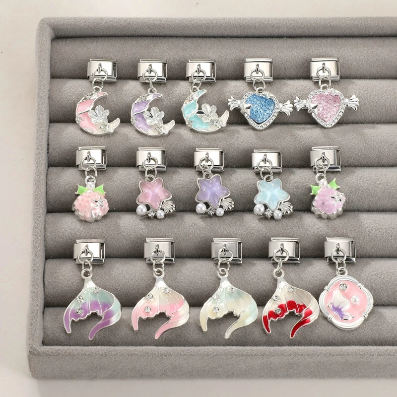 Pink Jewelry Stainless Steel Link