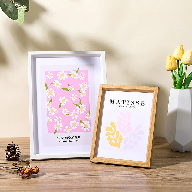 

87163 wholesale creative picture frame 678 inch A4 business license picture frame building wall hanging table stereo pict