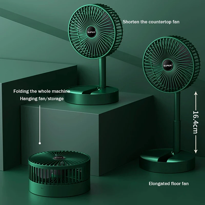 Folding Mini Adjustable Fan 2