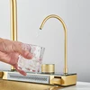 Stainless Steel Kitchen Sink Golden Smart Digital Display Integrated Kitchen Sink Set Multi-functional Wash Basin 5