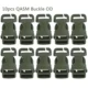 10PCS QASM Buckle OD