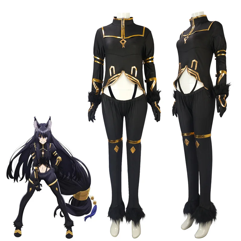 

Anime Eminence In Shadow Delta Cosplay Costume Shadow Garden Tight Black Jumpsuits Adult Woman Sexy Halloween Carnival Suit