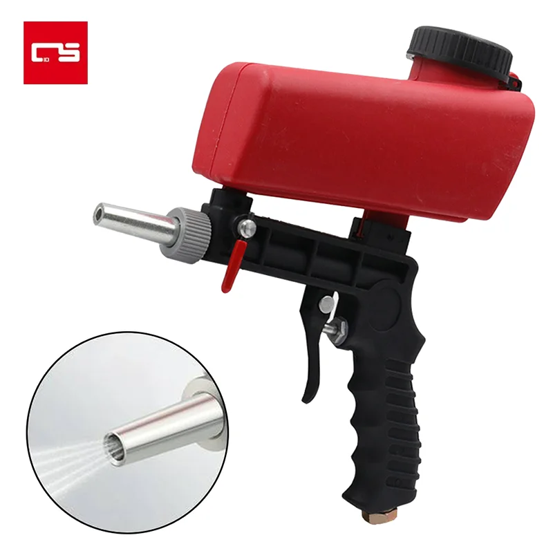 sand blaster sand blasting gun mouth sand blaster gun head small blaster handheld sand blasting gun accessories Adjustable Sandblasting Gun Portable Sand Blaster Sand Blasting Machine Gravity Small Handheld Pneumatic Blasting Gun