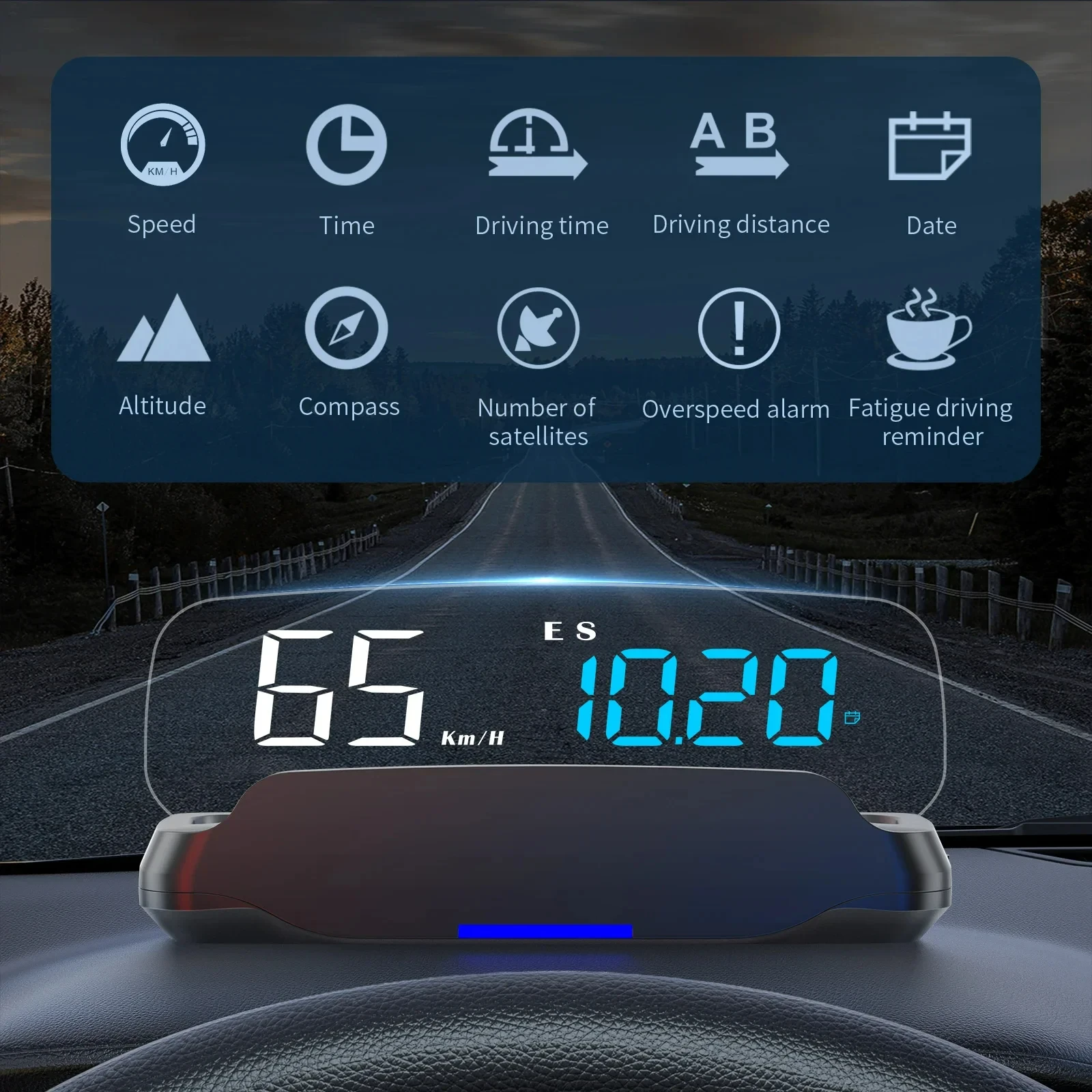 º ǻ C7 HUD  ÷,  GPS ӵ ÷,  ð Ÿ   溸