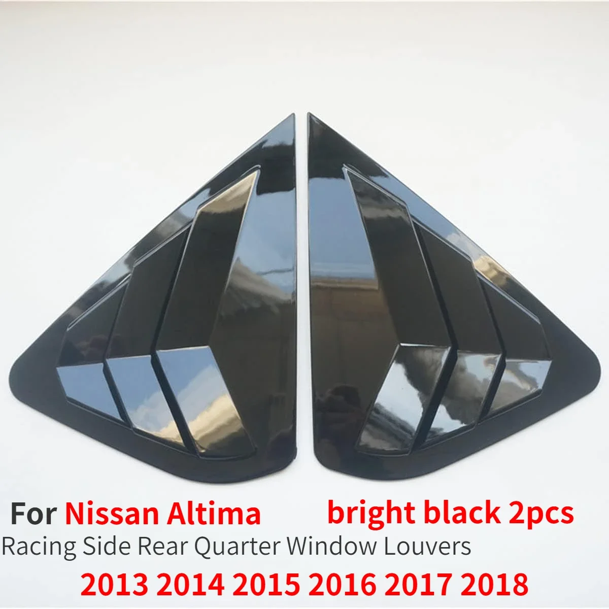 Racing Side Heckfenster lamellen für Nissan Altima Außen zubehör 2013 2014 2015 2016 2017 2018