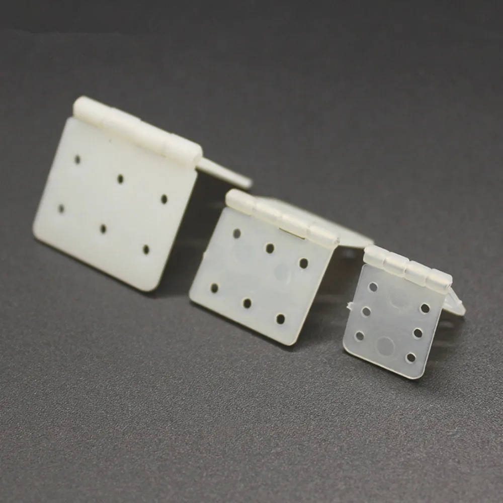 Nylon Pinned Hinge 20x36mm 16x29mm 12x24mm for RC Airplane Plane Parts Model Replacement Plastic Nylon Butt Hinge Door Hinges