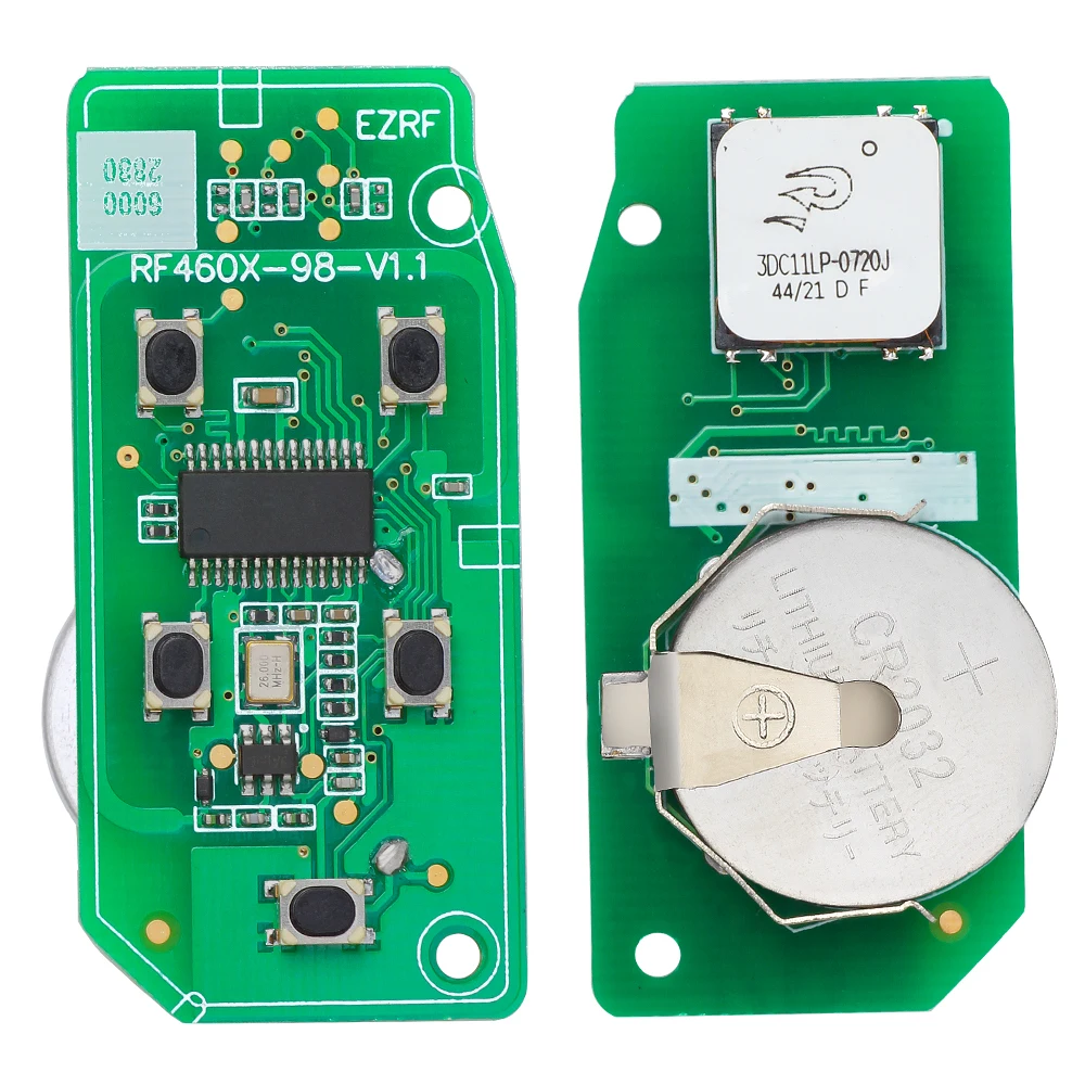 KEYECU For Land Rover Discovery 4 Freelander Range Rover Sport Evoque KOBJTF10A 315MHz 434MHz ID49 5 Buttons Smart Card Key