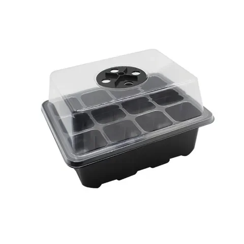 

12 Hole Plant Seed Grows Box Nursery Seedling Starter Garden Yard Tray Hot Large Flower Pot Macrame Pouches for Seedlings