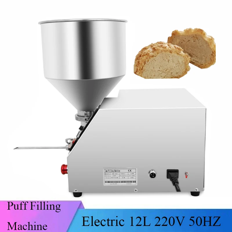

Electric Home Appliance Puff Cream Filling Injector Jam Cake Filler Machine Maker Donut Churro Stuffer Injecting Depositor