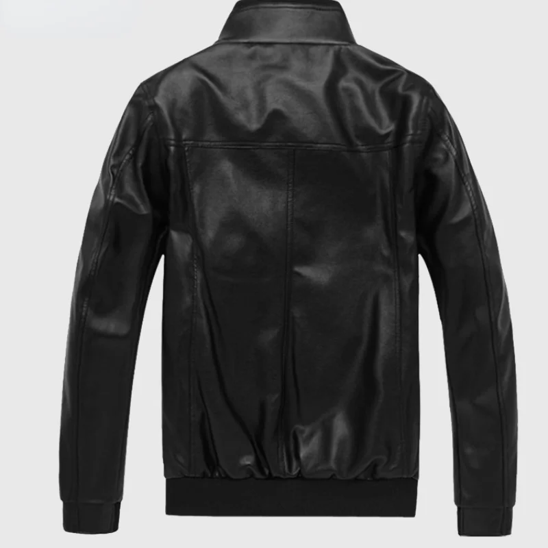 MRMT 2024 Brand Men\'s Leather Clothing  Trade Men\'s Clothing  Slim Locomotive Men\'s Leather Jacket Outer Wear Clothing Garment