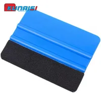 KUNAISI Car Stickers Film Install Squeegee Vinyl Carbon Fiber Scraper with Felt Squeegee Tool FilmWrapping Car Wrap Tools 10x7cm 2