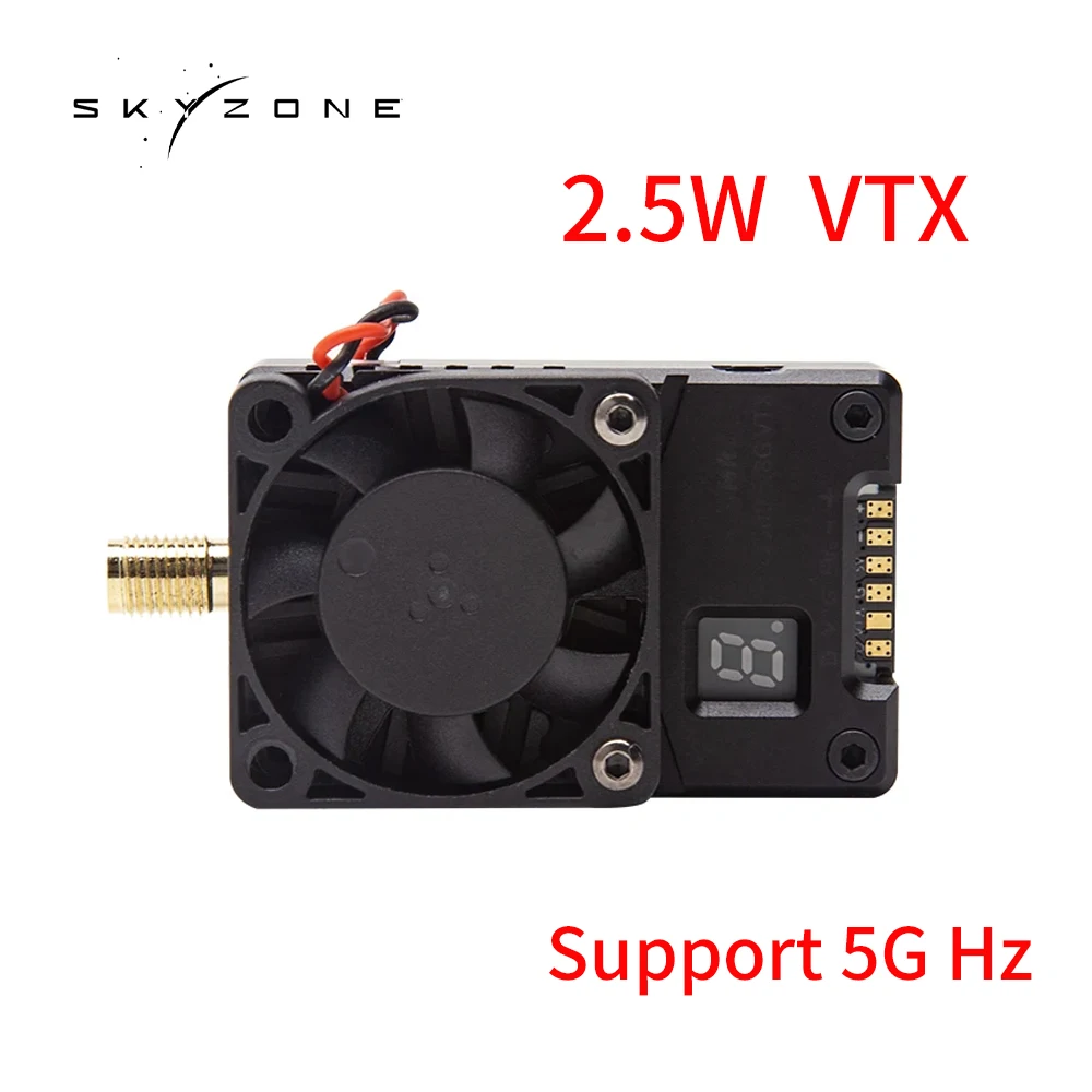 

SKYZONE ATOMRC TX2500 5.8G VTX Antenna Video Transmitter shell 2.5W Heat Dissipation Structure Support 5G Hz For RC FPV Drone
