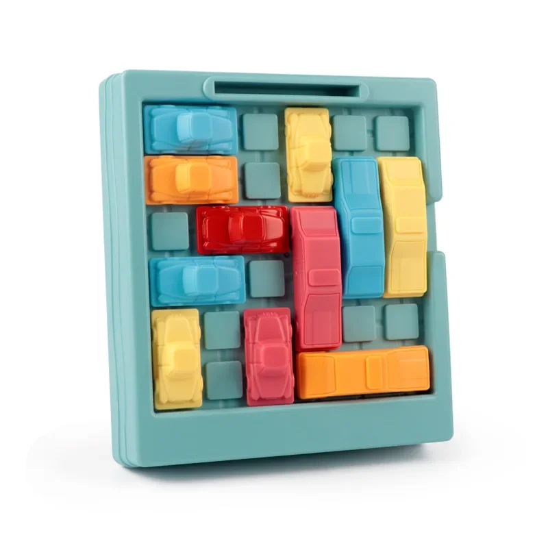 Children Car Breakout Huarong Road Puzzle Early Education Problem-solving Game Logical Thinking Training Science Education Toys 4