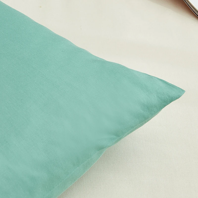 Pillowcase High-Quality Envelope Pure Cotton Pillowcover Solid Color Bedding Pillow Case 40x70 50x90 Sleep Pillow Cover 3