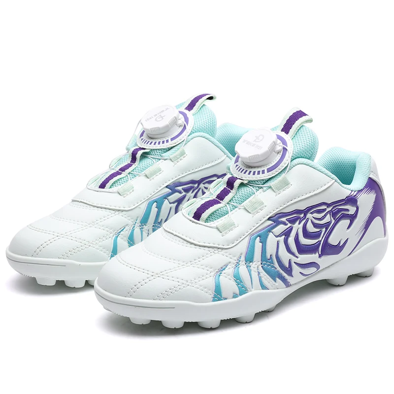 Zapatillas de deporte de entrenamiento para niños y niñas, zapatos de fútbol con personalidad, cómodos, a la moda, para interiores, exteriores, césped, jóvenes, estudiantes, Campus