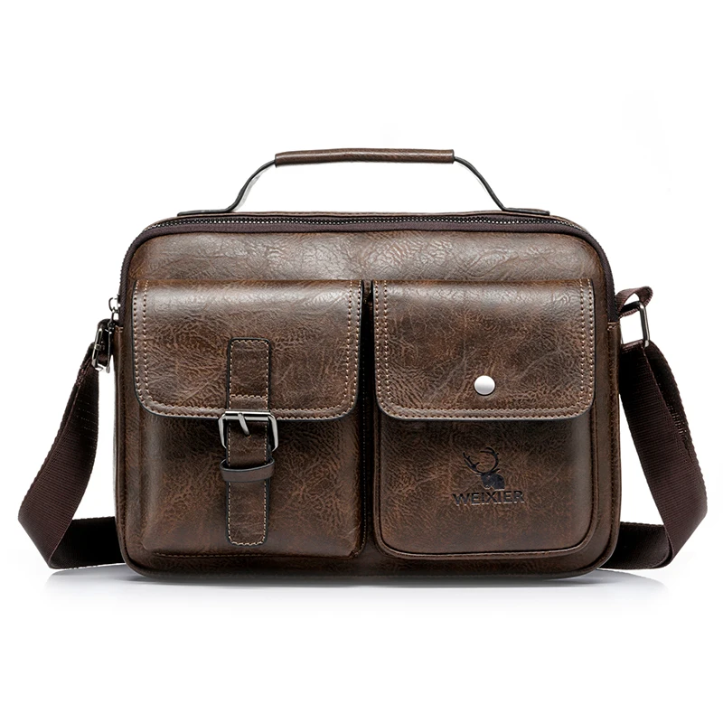

2023 New Business Handbags Messenger Bag for Men Bags Fashion Man Crossbody Bag Leather Male Casual Sling Shoulder Bag Brand