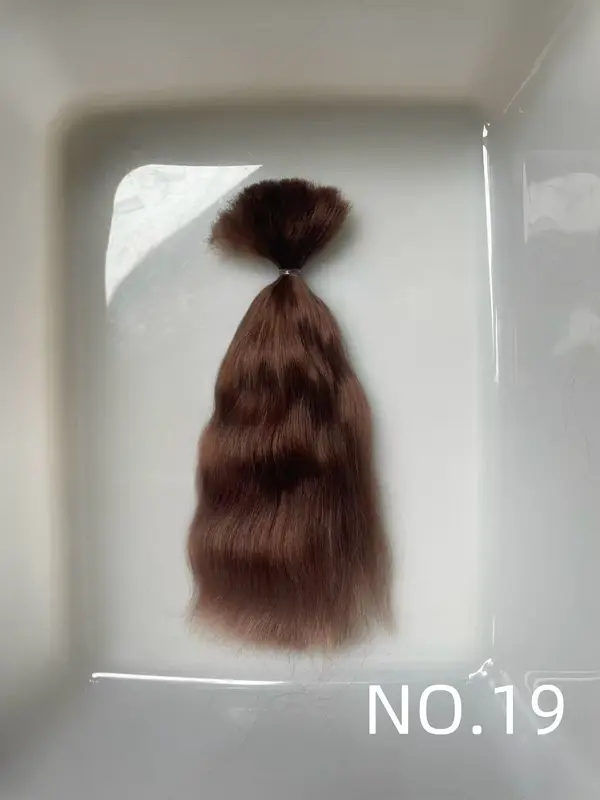witdiy/23-26cm/mohair doll hair/organic hair/mohair hair bundles/Schengen hair/reborn doll wig/Blythe hair/mohair wig - Image 18