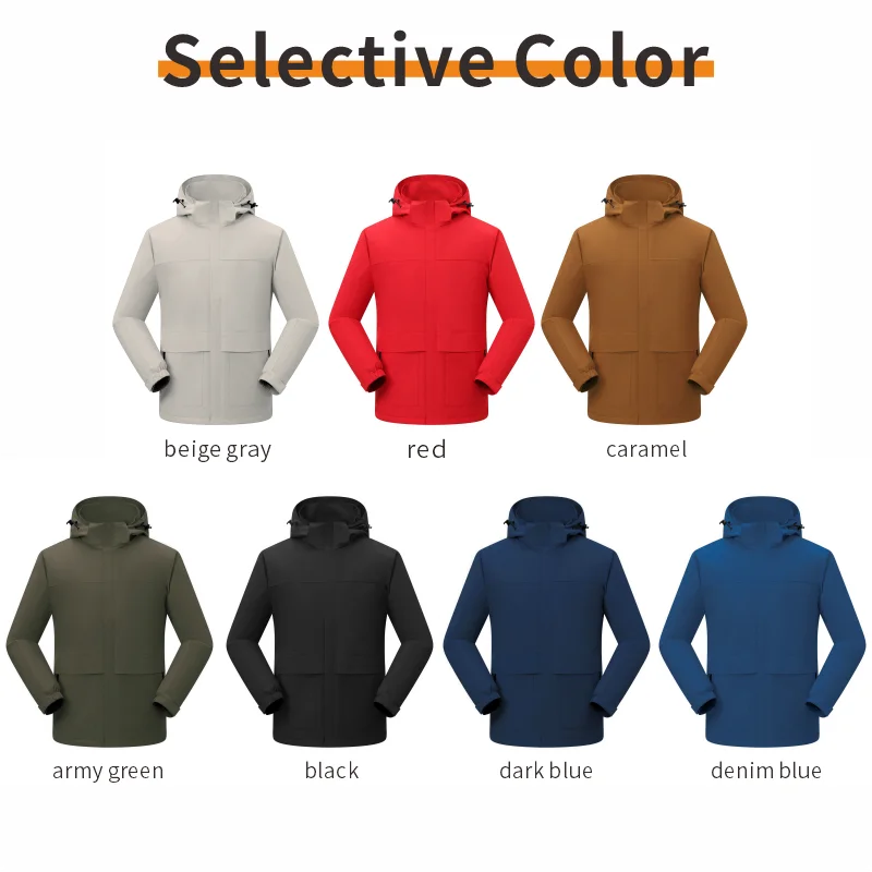 for thickened jacket Embroidered pattern on winter zipper jacket Personalized design Outdoor mountain climb