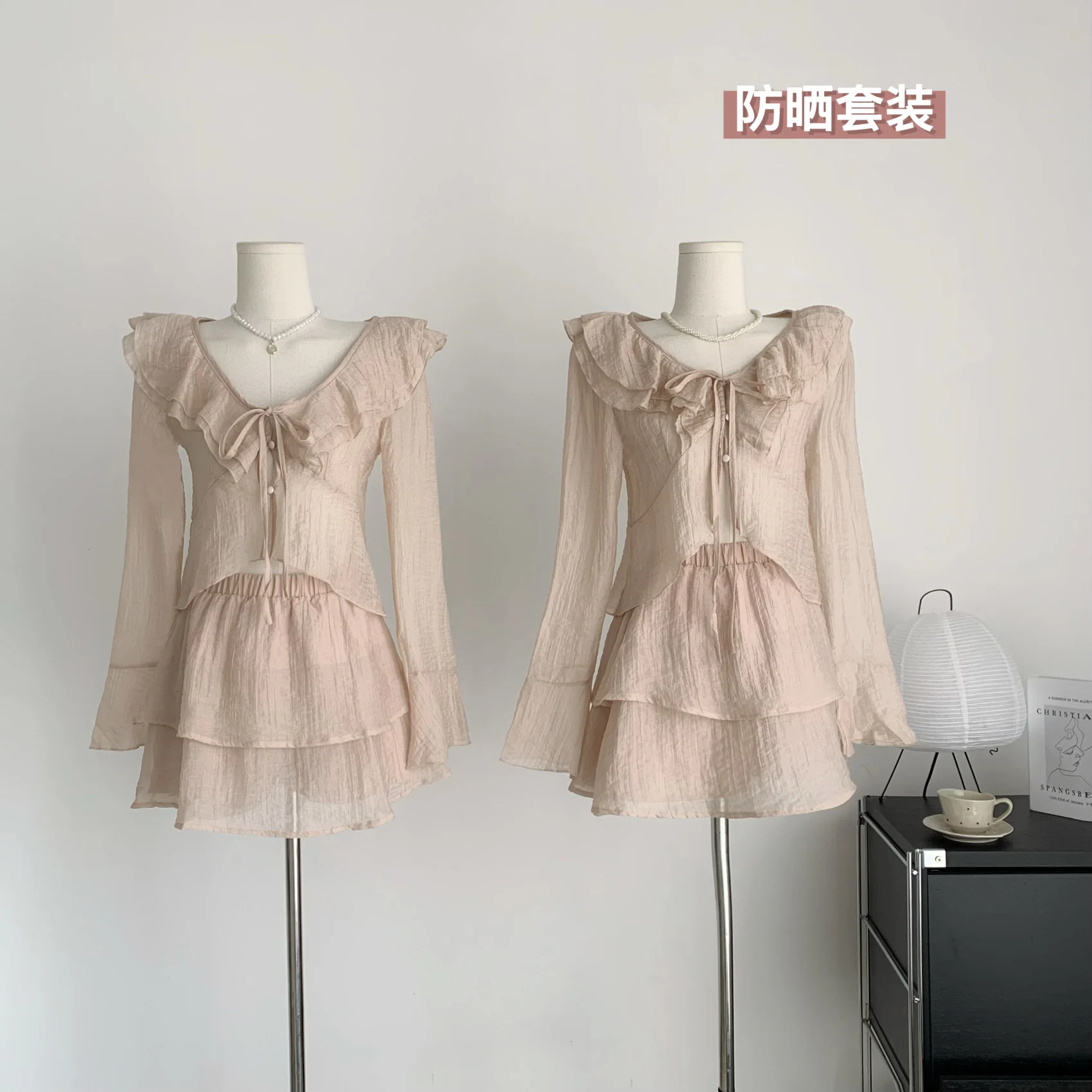 

Повседневный модный костюм с юбкой, женская новая осенняя рубашка 2023 и рубашка с длинным рукавом, комплект из 2 предметов