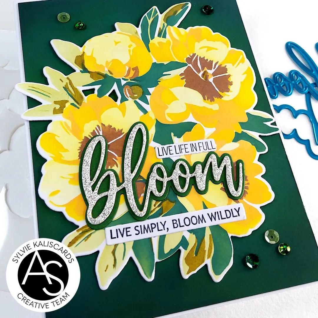 Garden Blooms Collection Autumn Leaves Metal Cutting Dies Clear Stamps Stencil Hot Foil DIY Decorating Scrapbook Card Die