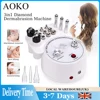 AOKO 3 In 1 Diamond Microdermabrasion Machine Facial Peeling Exfoliation Deep Cleaning Blackhead Remaval Anti-wrinkle Tools