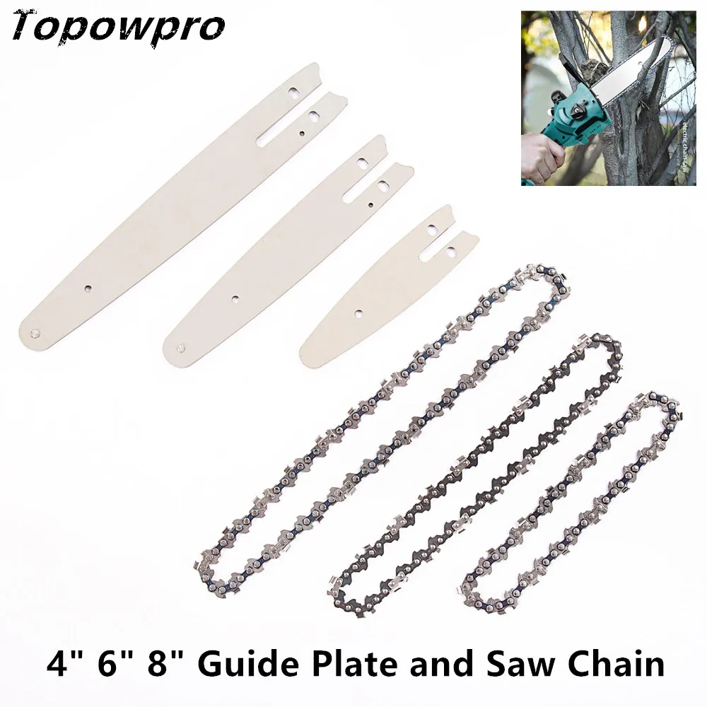 Guide Plate And Saw Chain Set 4