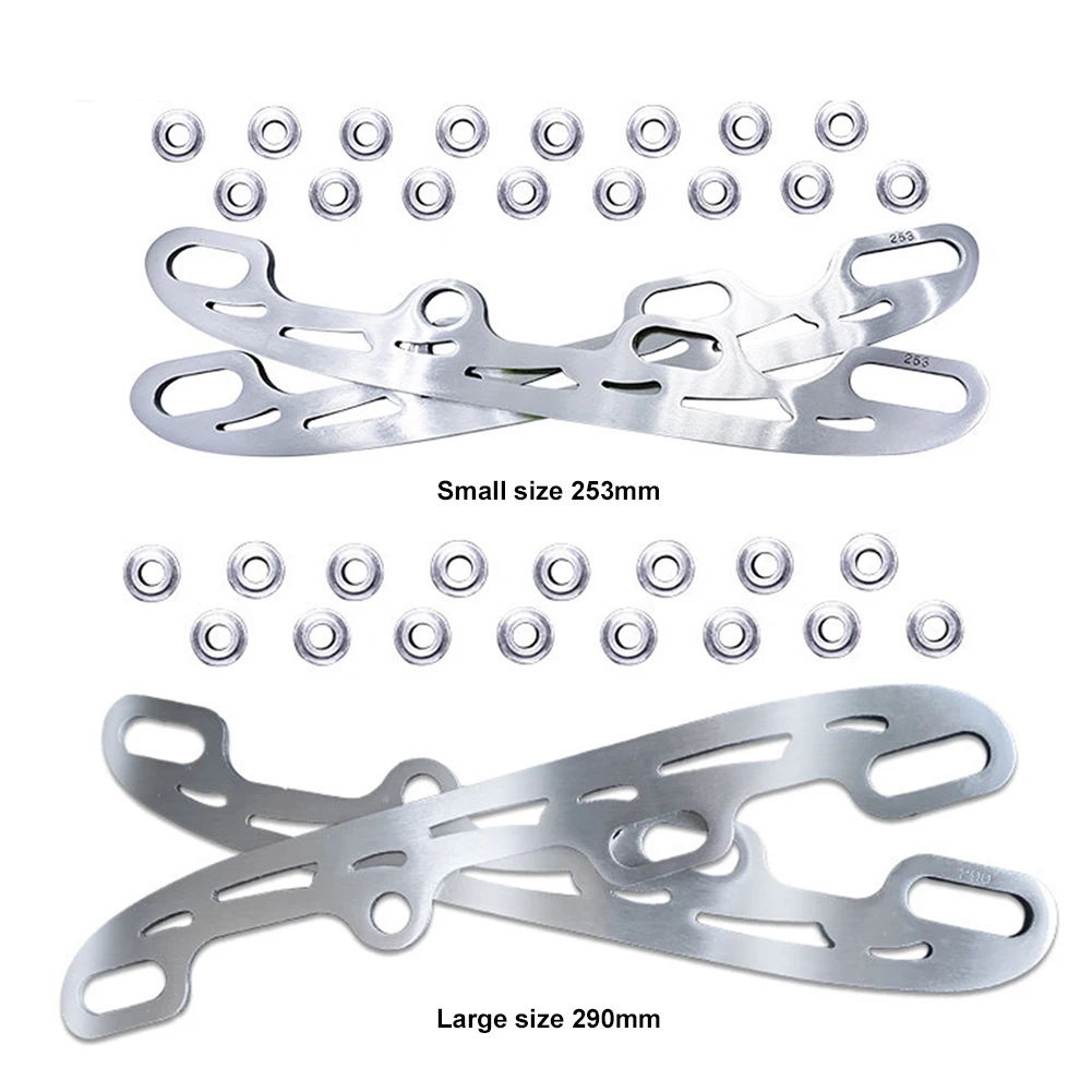 253/290 MM Skating Replacement Blades 1 Pair Ice Skating Blade Stainless Steel Inline Figure Skate Blade for Skate Shoes