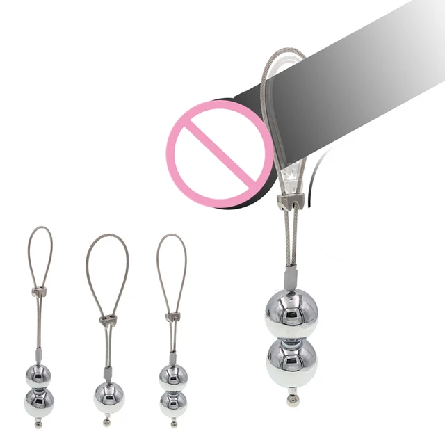 Stainless Steel Weight Stretcher With Pendant And Rings Penis Enlargement  Penis Extender Device Sex Toys For Men - Pumps & Enlargers - AliExpress