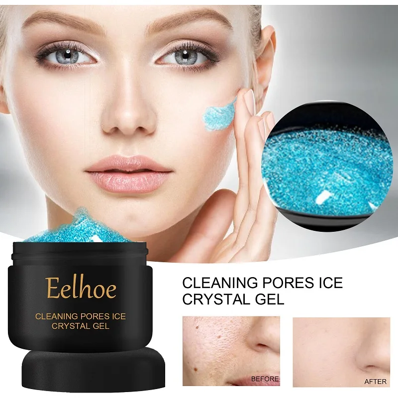 Clean Pore Ice Crystal Gel Deep Cleansing Gentle Moisturizing Remove