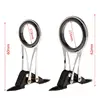 77HC Guide Ring Fishing Rod Pole Line Guides Top Rings Folding Stainless Steel Telesc 3