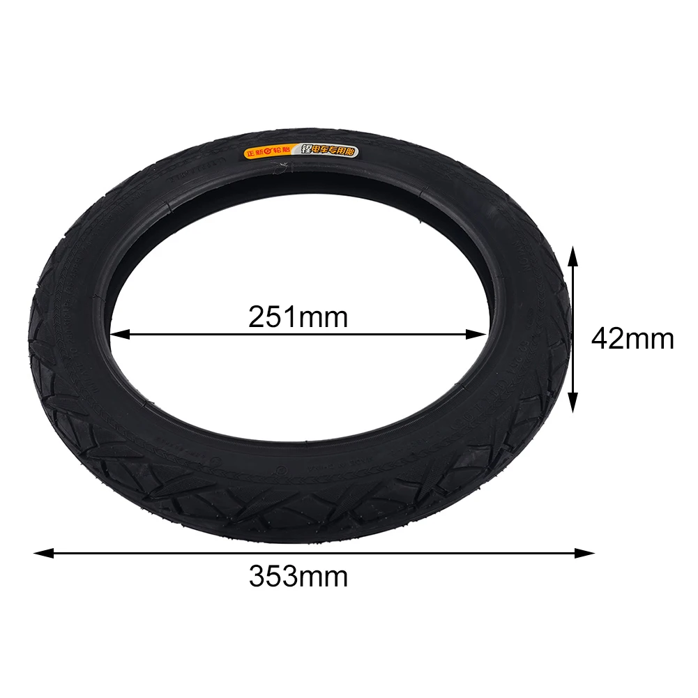 

Tyre Outer Tire Parts Replacement Rubber Thicken 14*1.95 14Inch Accessories Bicycle Black Electric Bike Brand New