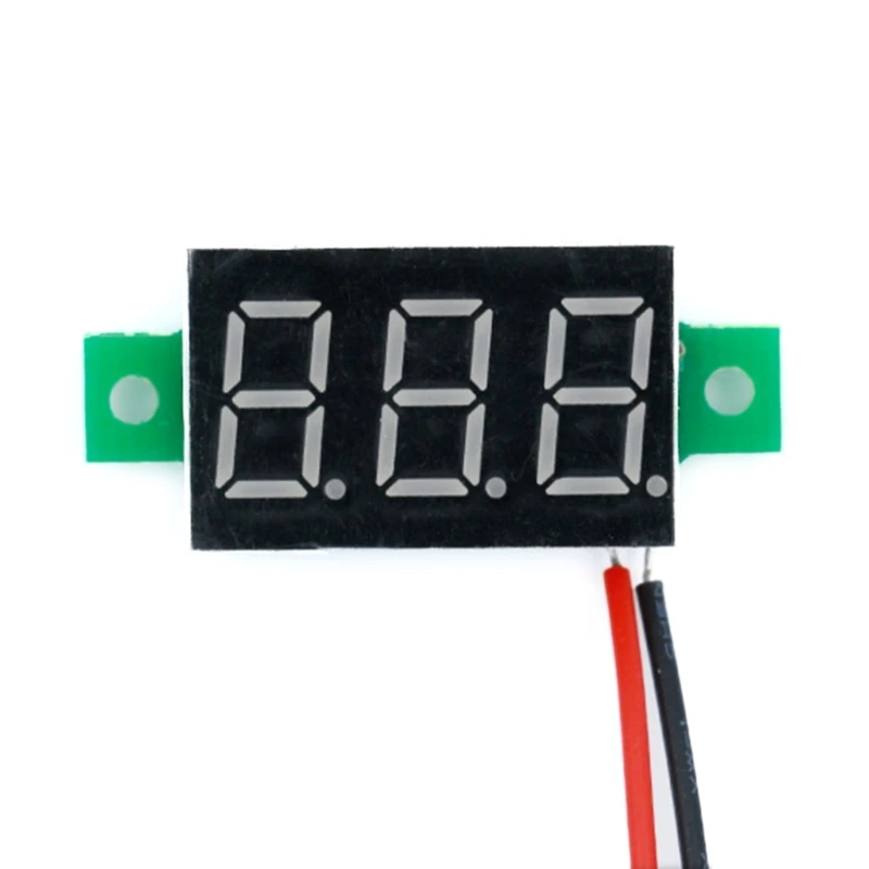 

Detector Meter with Connection Wires LED Digital Voltmeter Panel