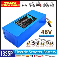 Batterie au lithium 48V 10000mAh 18650 adaptée aux trottinettes électriques et aux VTT équipés d'un pack de batteries BMS 13S5P 1