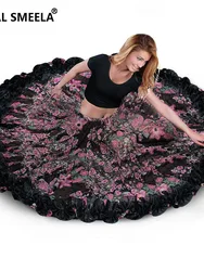 Belly Dance Half Skirt Bottom Dress New 720 Degree Big Swing Dance Skirt Opening Dance Oriental Dance Skirt Summer Long Skirt