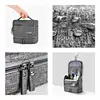 Foldable Toiletry Washbag with Hanging Hook Waterproof Women Bathroom Cosmetic Storage Bag Large Capacity Travel Men Makeup Case 4