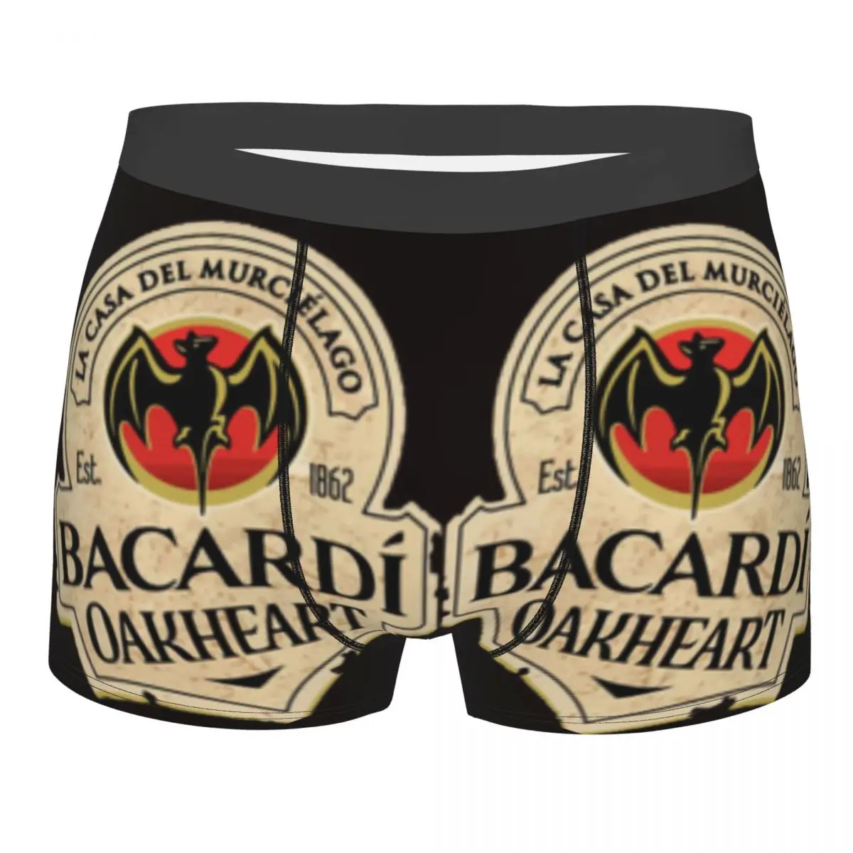 Authentic Bacardi Design Essential T-Shirt 1 Men Boxer Briefs Underpants Bacardi Highly Breathable Top Quality Birthday Gifts authentic bacardi design essential t shirt 1 men boxer briefs underpants bacardi highly breathable top quality birthday gifts