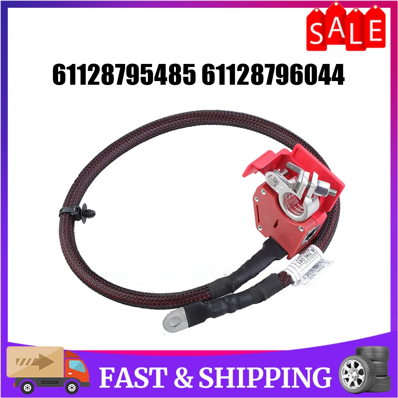 

Car 2Pin Positive Battery Cable 61128795485,61128796044 Replacement For BMW G05,F95,X6 G06, X6 F96 Car Accessories Metal+Plastic