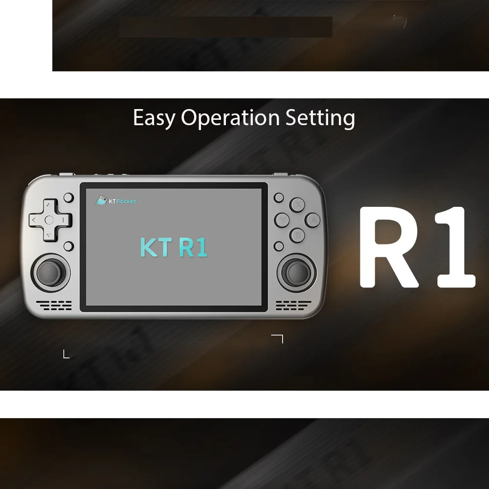 KT Pocket R1 4.5Inch Touch Screen Handheld Game Player G99 6G LPDDR4 128G  7000mAh Wifi KTR1 PS2 Retro Video Game Console