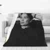 Cillian Murphy Super Soft Blankets Actor Travelling Throw Blanket Spring Cute Custom DIY Flannel Bedspread Sofa Bed Cover 1