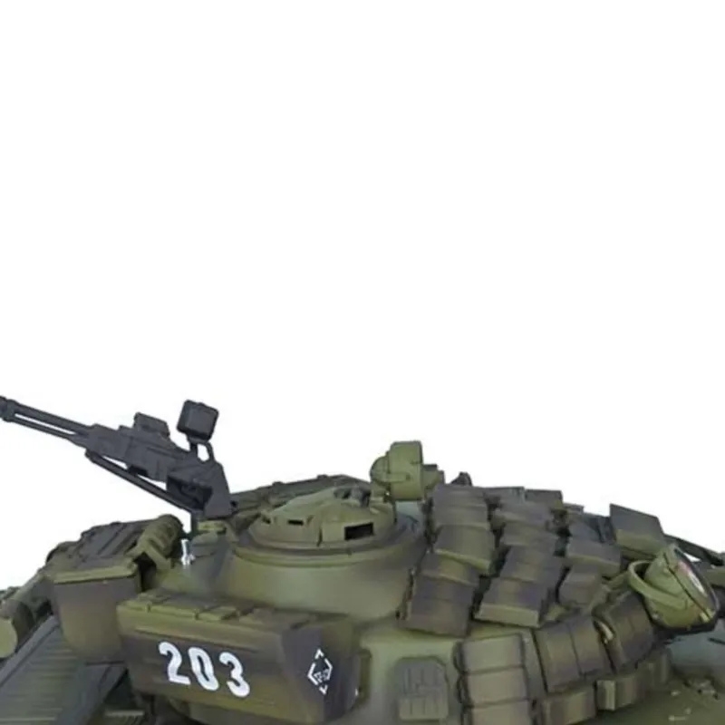 RC 탱크 헹롱 1/16 7.0 플라스틱 VER T72 무선 조종 전투 탱크 3939 3..