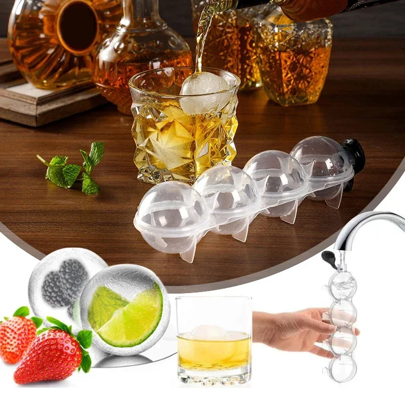 Whiskey Sipping Silicone Ice Cube Mold Cooler Whisky Cocktail Wine Drink Bar Wine Cooler Reusable Ice Cube Maker Bar Party tools ice cube mold