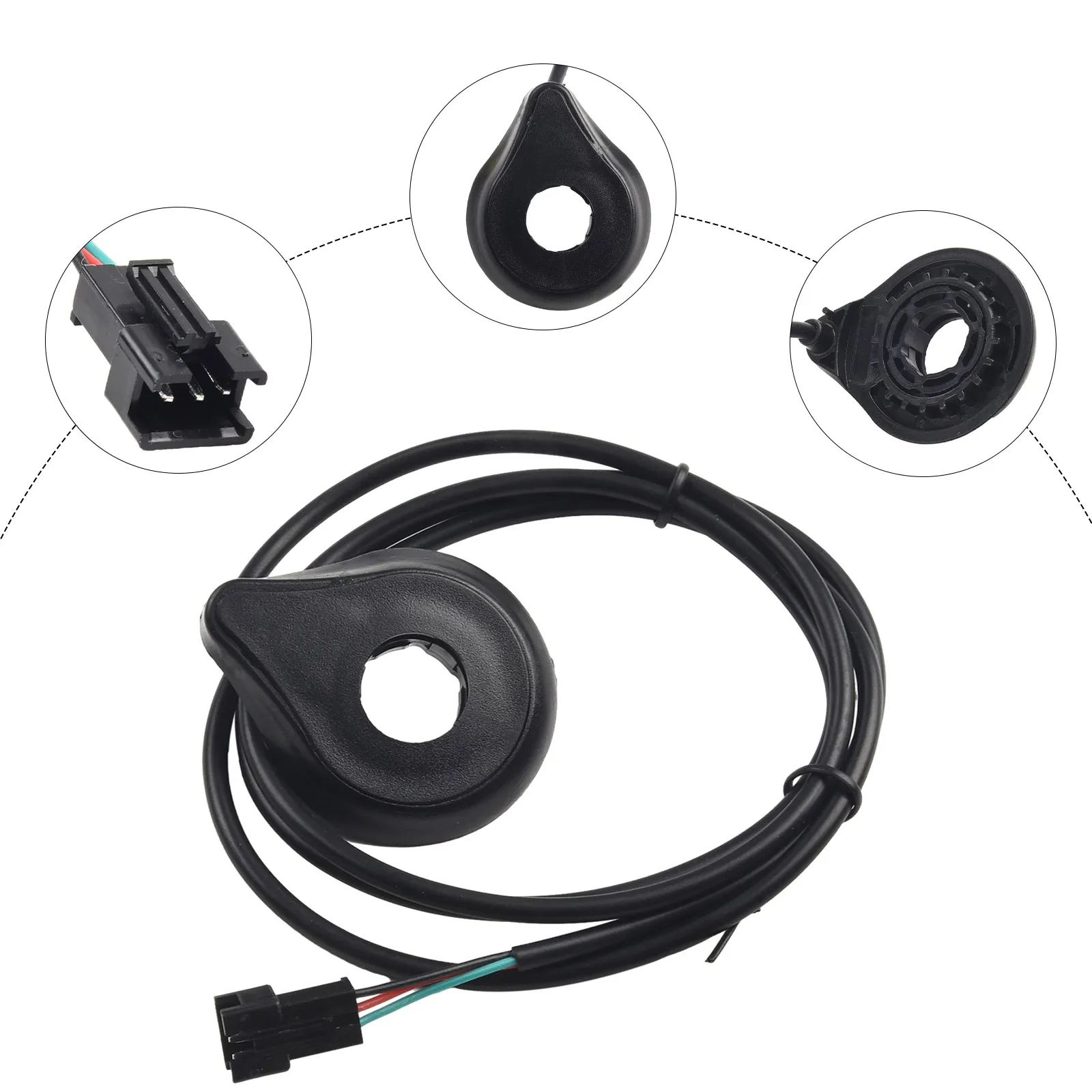 

E-Bike PAS Sensor Hot Sale Bike Pedal Assist Sensor 12 Magnet Double Hall Pedal Assist Sensor E-Bicycle Pulse Assist Sensor Part