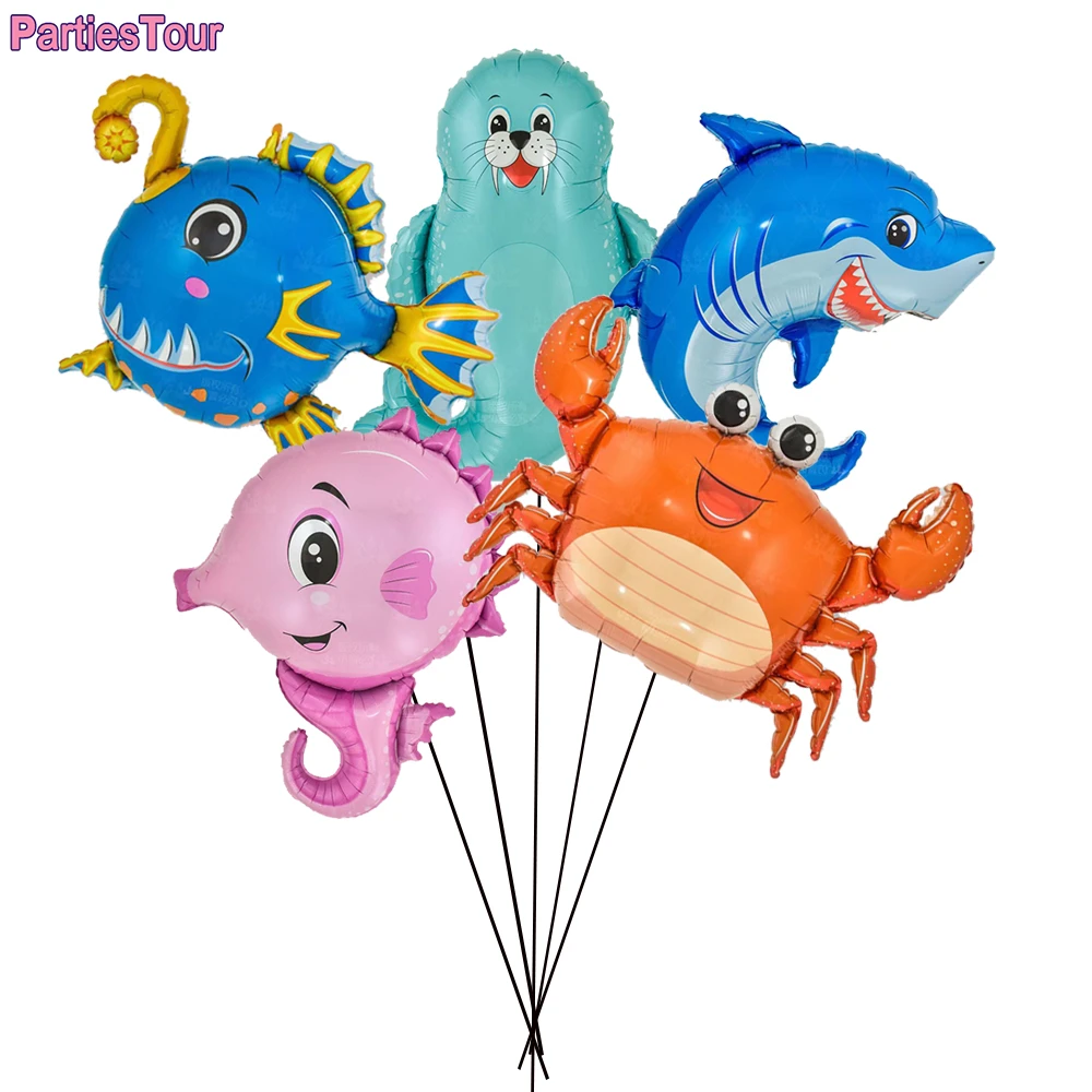 Fish Balloons Children | Sea Animal Shaped Balloons | Balloon Fish Ocean  Themes - New - Aliexpress