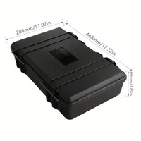 1pc Toolbox Rectangular Outdoor Monitoring Equipment Dampproof Protective Plastic Case Photographic Equipment Storage Box 2