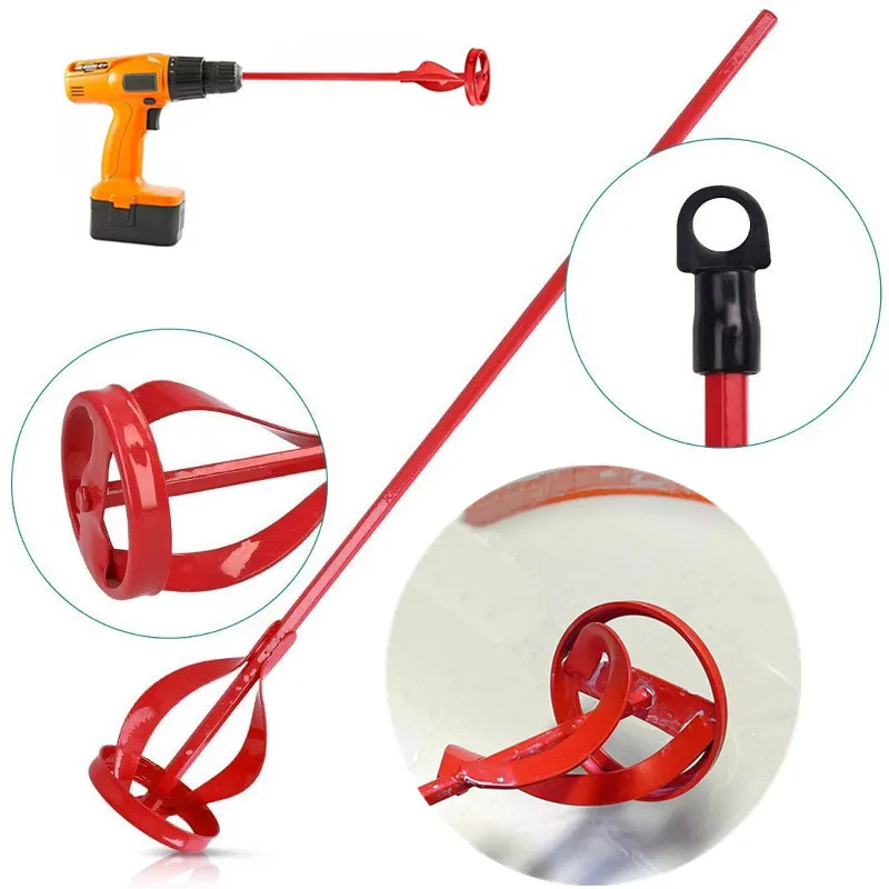 Electric Cement Stirring Rod Hexagonal Handle Electric Hammer Impact Drill Mixing Paddle Rod
